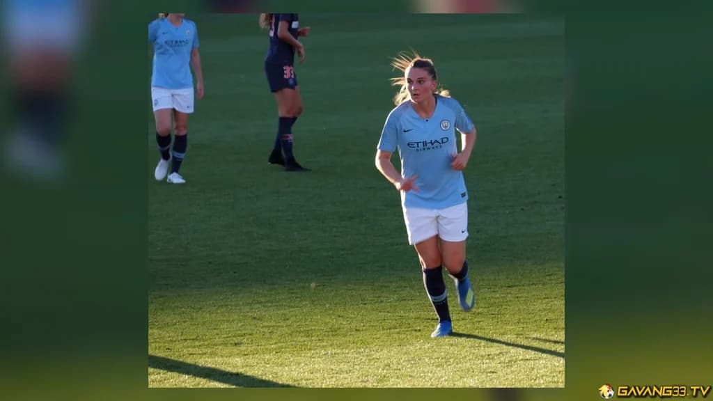 Cầu thủ Manchester City Women trong trận gặp PSG trong ảnh tư liệu trước trận