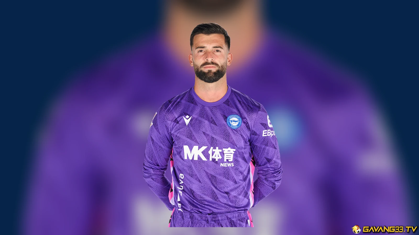Antonio Sivera trong đội hình Deportivo Alavés trong ảnh tư liệu trước trận